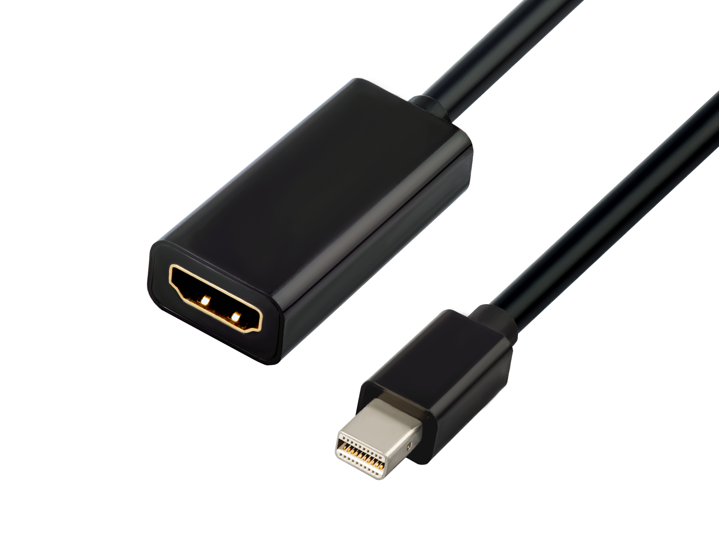 

Адаптер-переходник Greenconnect Apple mini DisplayPort 20M > HDMI 19F (черный) (GCR-50930)