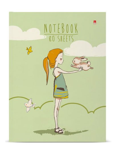 

Блокнот Girl & Rabbit F6