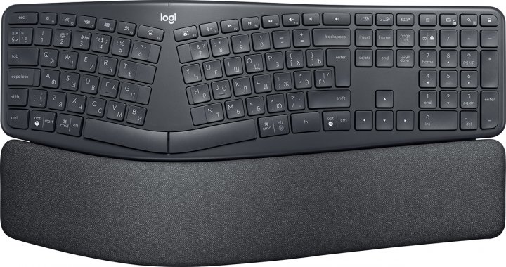 

Клавиатура Logitech Wireless Keyboard ERGO K860