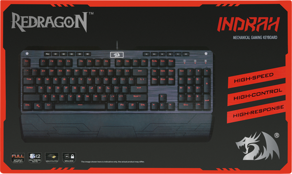 

Клавиатура Redragon Indrah RU проводная игровая с подсветкой для PC (черный)(70449)