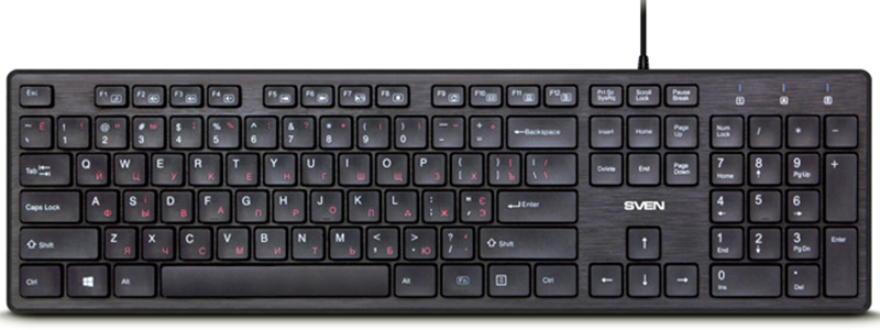 

Клавиатура SVEN KB-E5800 проводная для PC (черный)(SV-017033)