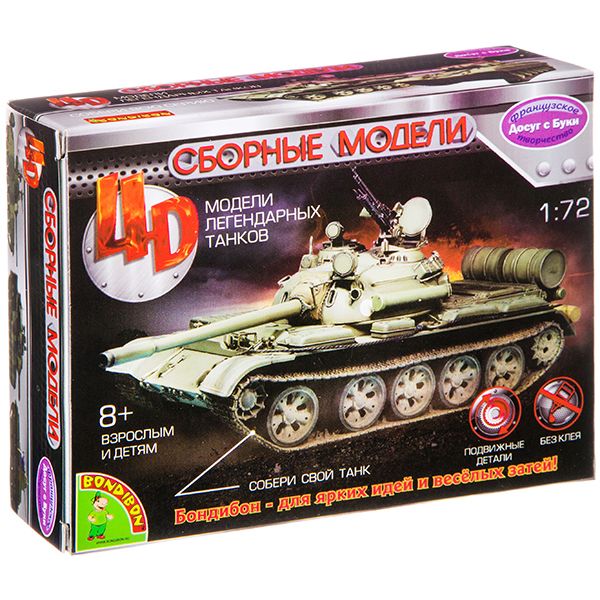 

Сборная модель 4D Танк USA M1A1 Досуг с Буки арт. ВВ2517