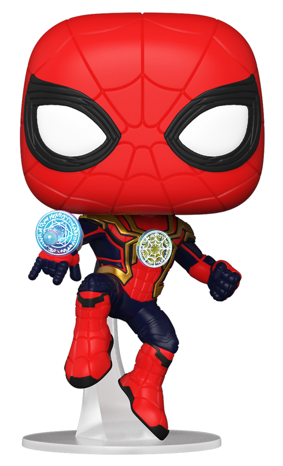 цена Фигурка Funko POP Marvel: Spider-Man No Way Home – Spider-Man Integrated Suit Bobble-Head (9,5 см)