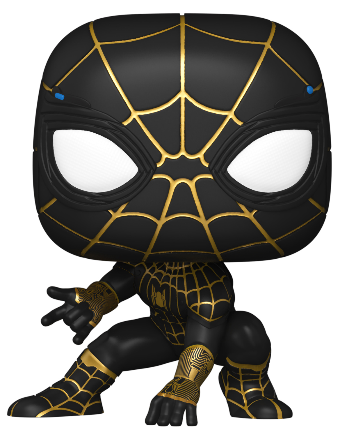 Фигурка Funko POP Marvel: Spider-Man Black & Gold Suit Bobble-Head (9,5 см) цена и фото