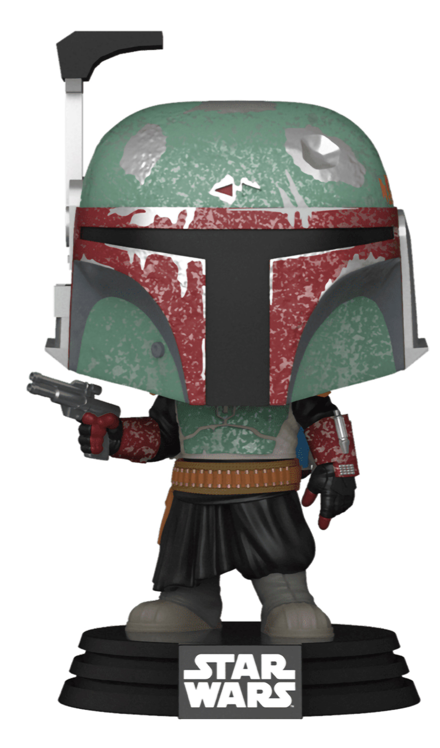 Фигурка Funko POP: Star Wars The Mandalorian – Boba Fett Bobble-Head (9,5 см) фото