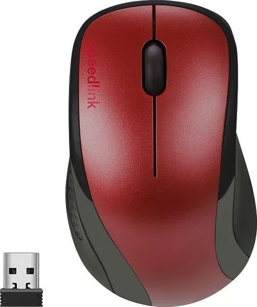 Мышь Speedlink Kappa Mouse беспроводная для PC (красный) (SL-6313-RD-01) pc мышь беспроводная speedlink kappa mouse black sl 630011 bk