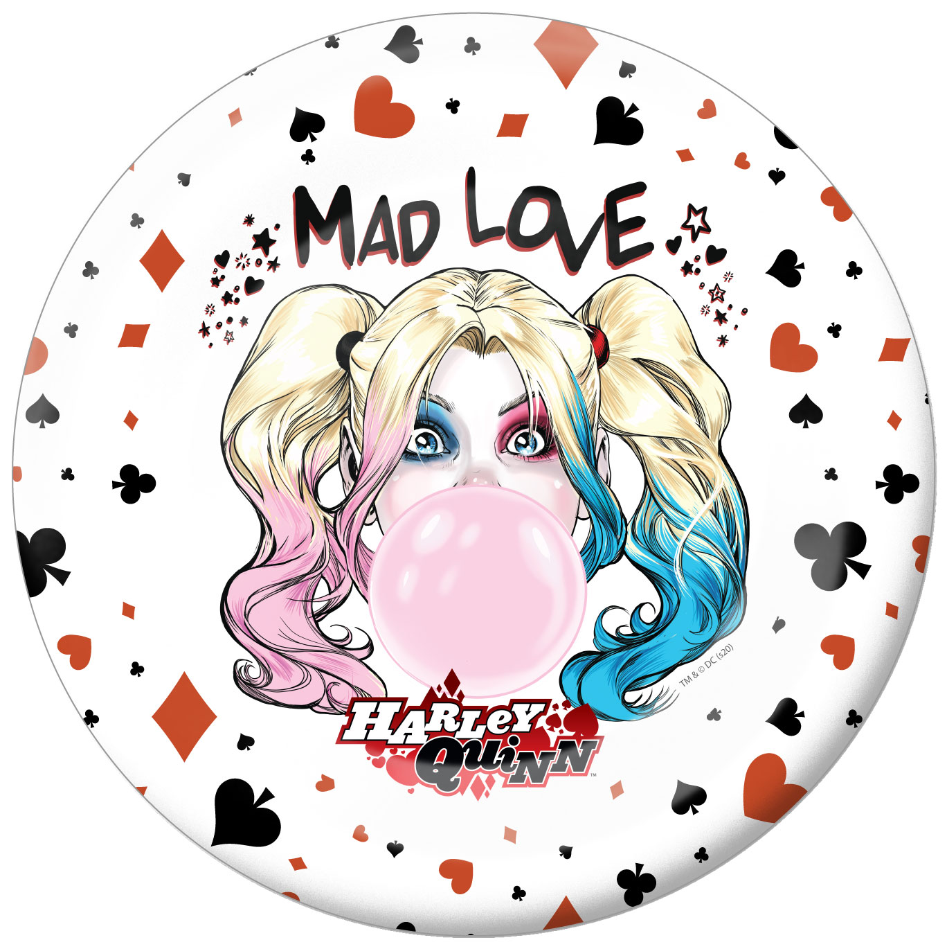 

Набор бумажных тарелок DC Comics: Harley Quinn 1 (230 мм, 6 шт)