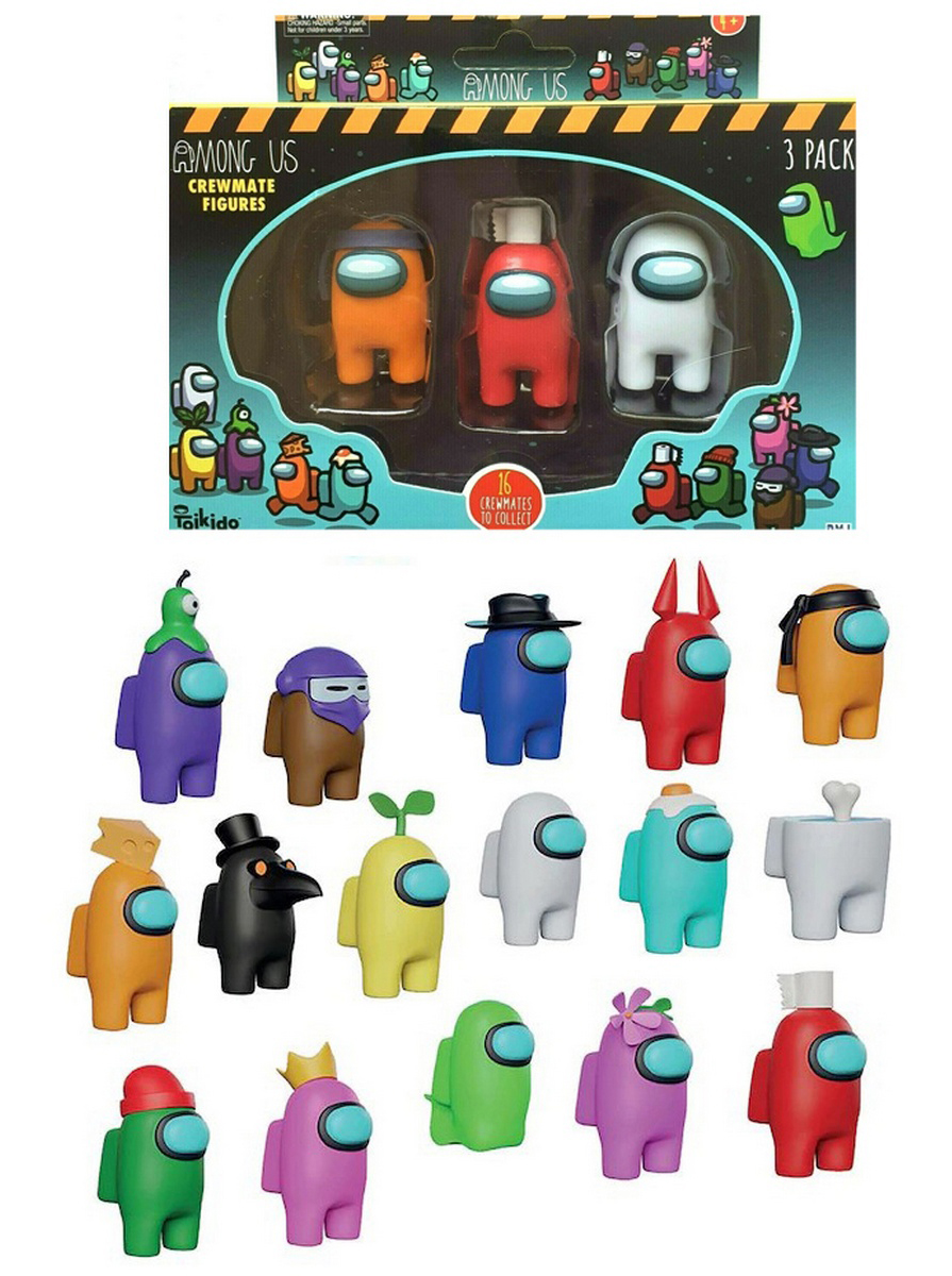 

Набор фигурок Among Us (3-Pack) в блистере (в ассортименте)