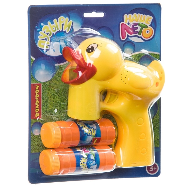 

Пистолет Наше лето с мыльными пузырями – Утёнок со звуком и светом