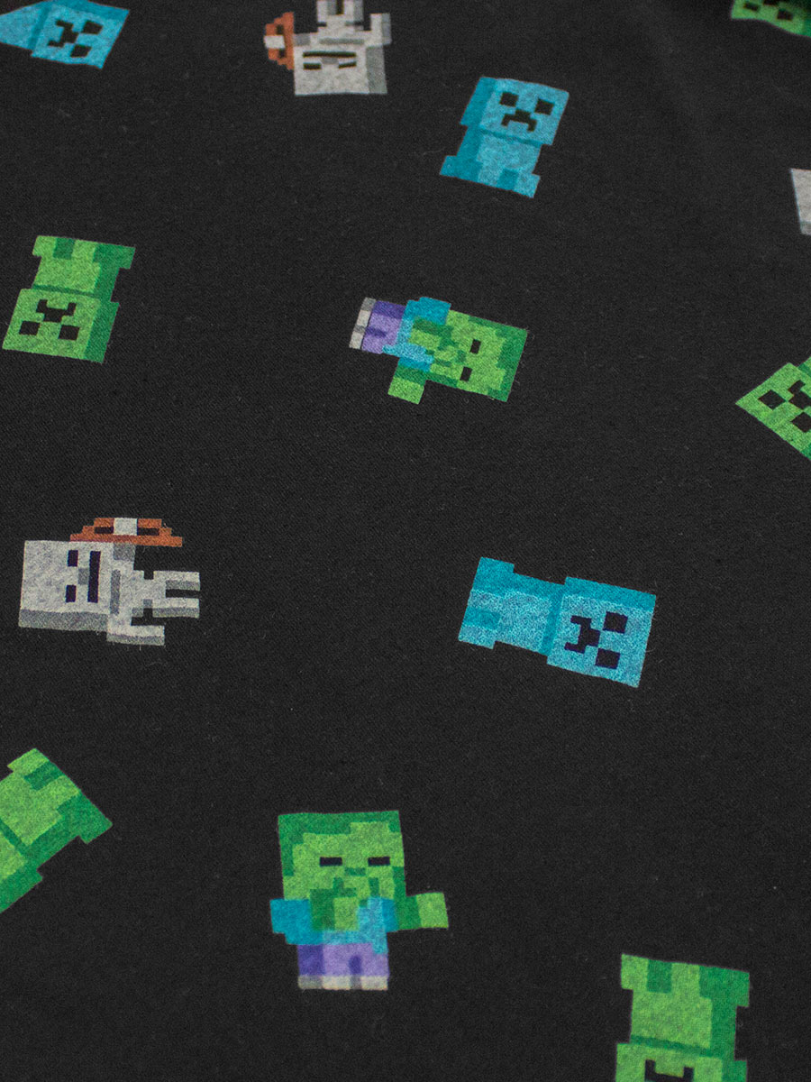

Футболка Minecraft – Hostile Baby Mobs (черная)