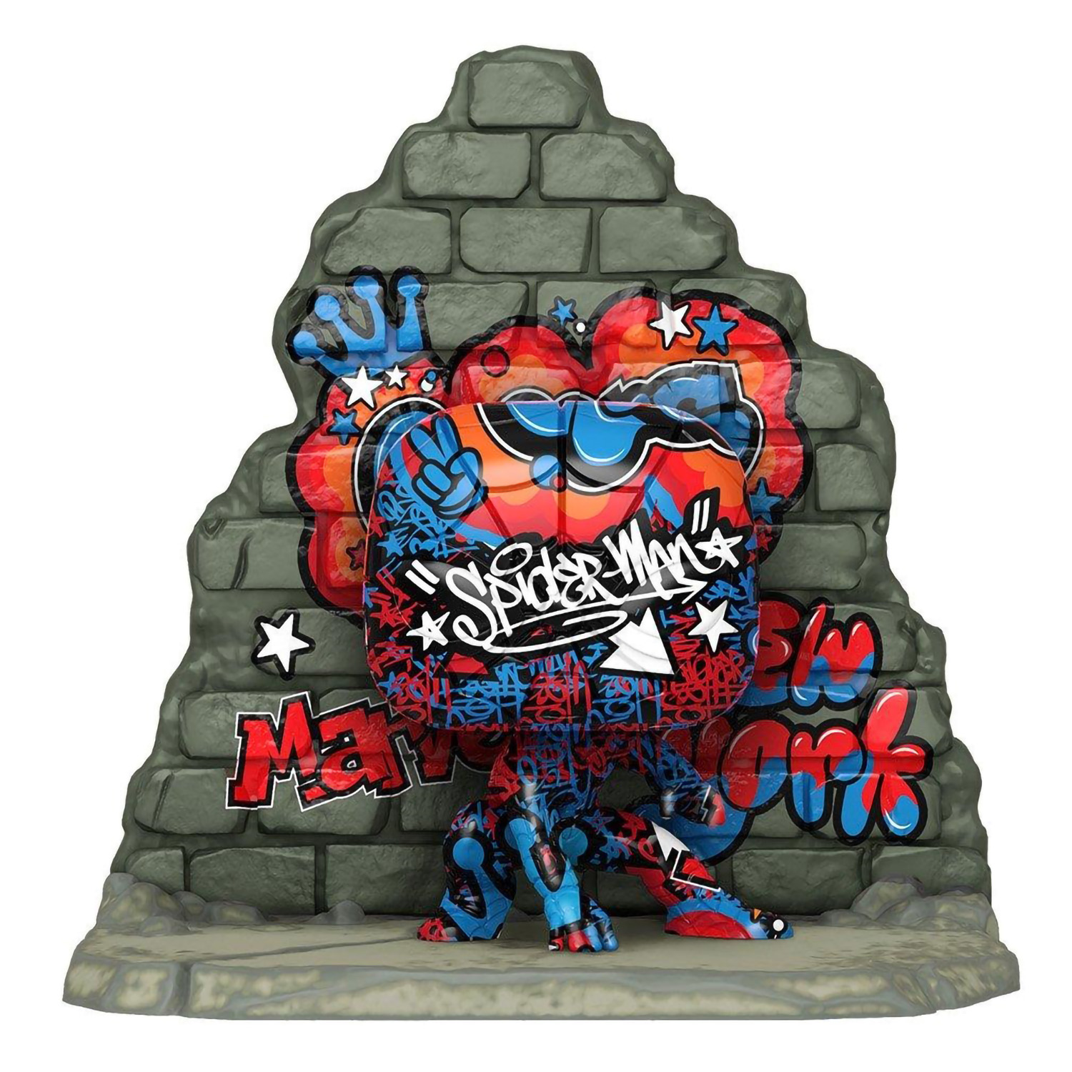 

Фигурка Funko POP: Marvel Street Art Collection – Spider-Man Bobble-Head Deluxe (9,5 см)