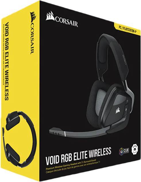 

Гарнитура Corsair Gaming VOID RGB ELITE USB Premium игровая для PC (Carbon)