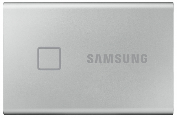 

Твердотельный накопитель Samsung SSD T7 Touch 500GB USB Type-C (серебряный)