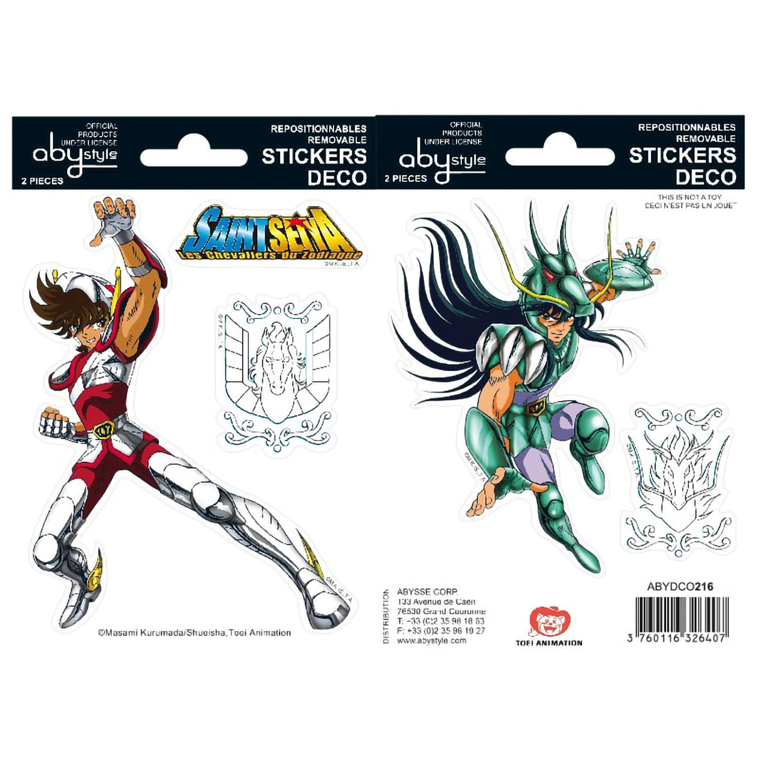 

Набор наклеек Saint Seiya Pegasus Shiryu
