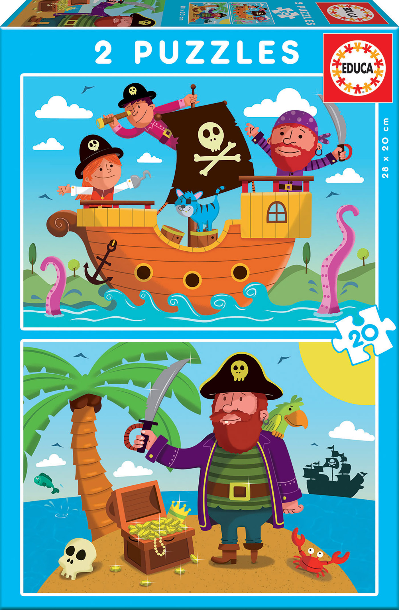 

Puzzle Пираты (2х20 деталей)