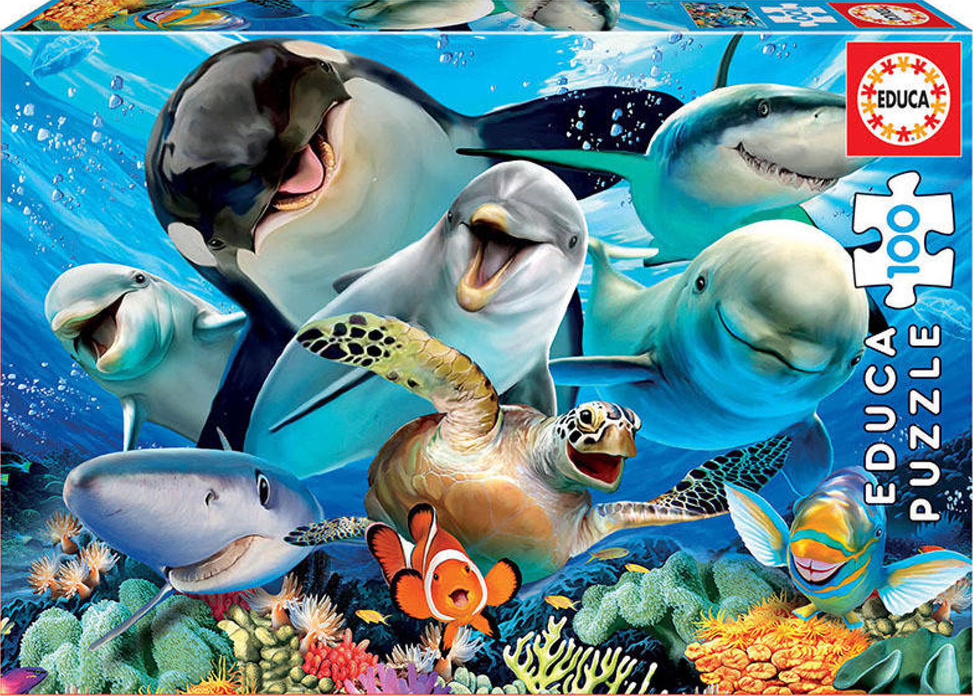 

Puzzle Селфи под водой (100 деталей)