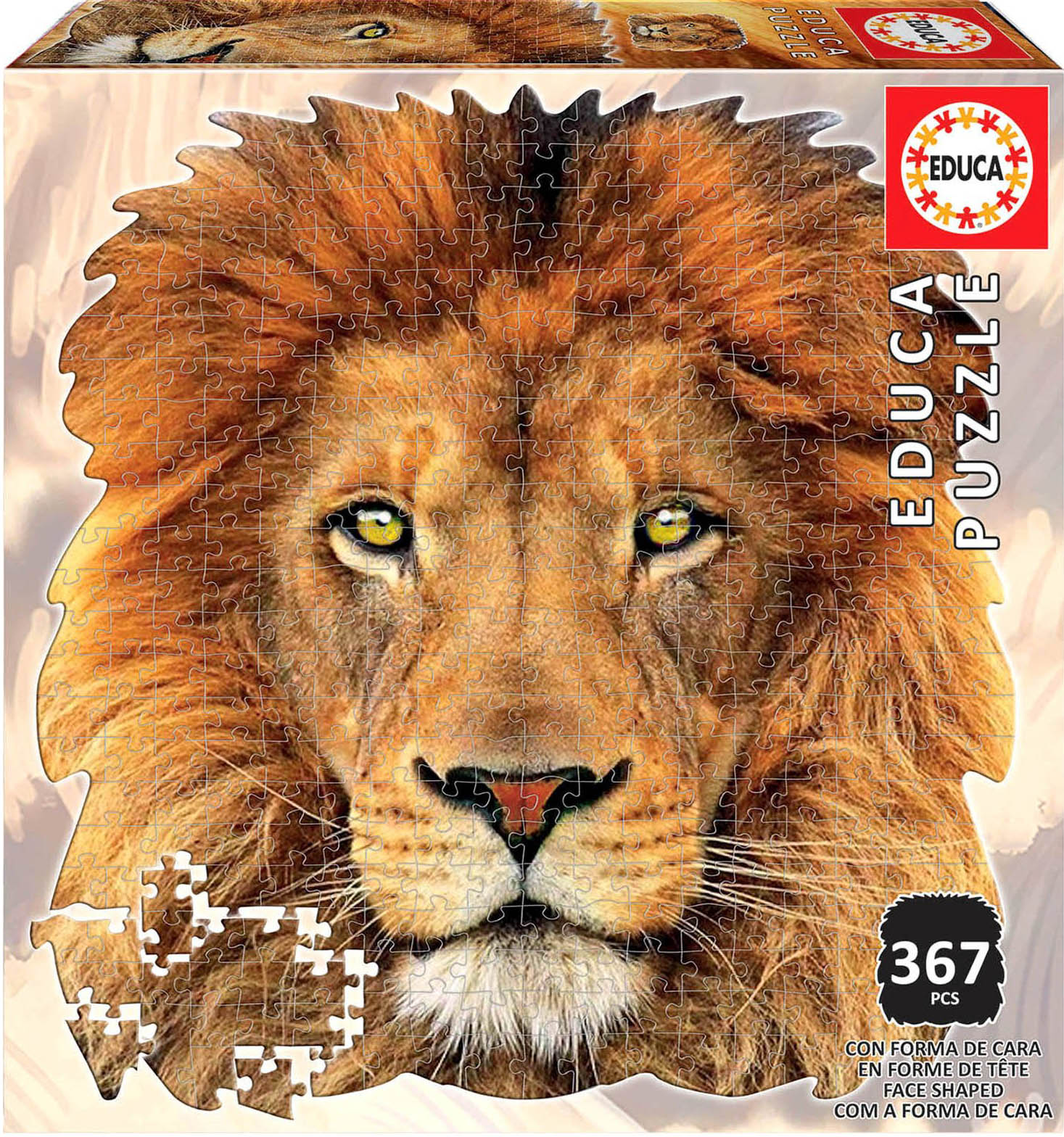 

Puzzle Голова льва (357 деталей)
