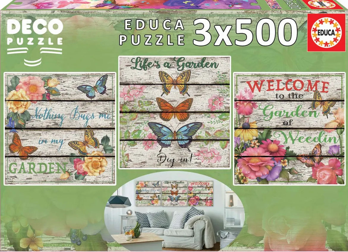 

Puzzle Загородный сад (500 деталей)