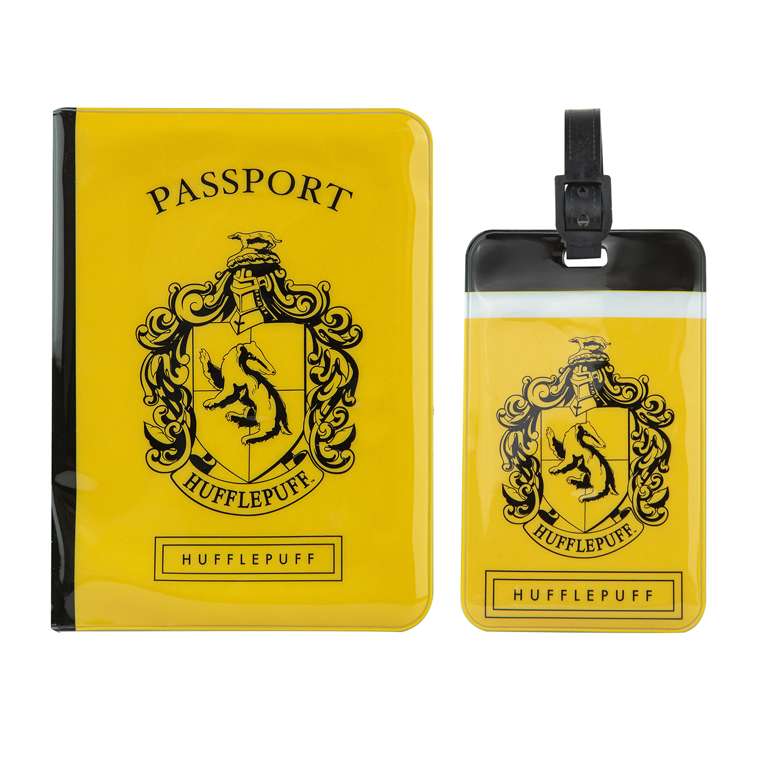 Дорожный набор Harry Potter: Пуффендуй (бирка + обложка для паспорта) от 1С Интерес