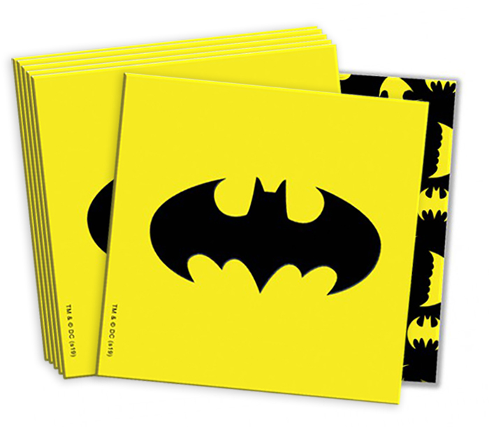 Салфетки бумажные Batman (трехслойные желтые, 33x33см, 20 шт) от 1С Интерес