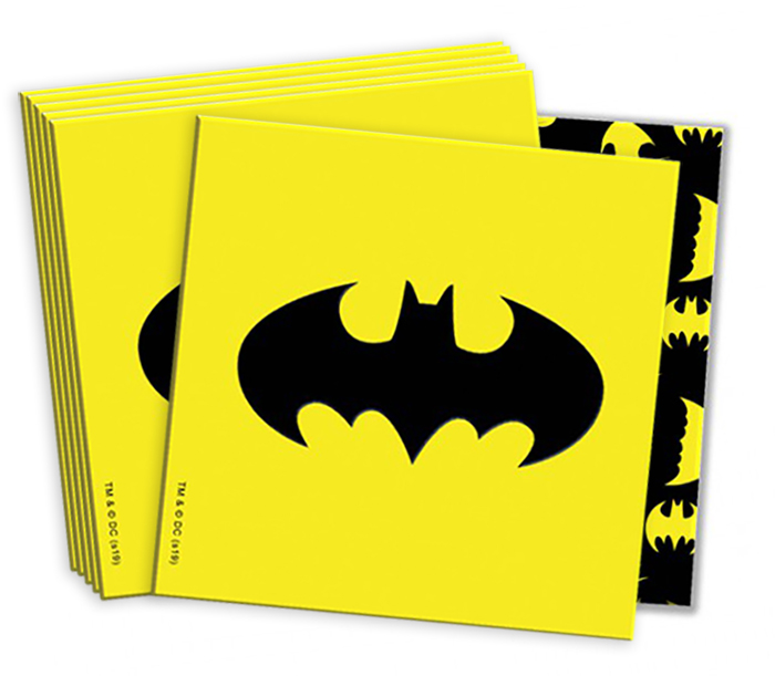 

Салфетки бумажные Batman (трехслойные желтые, 33x33см, 20 шт)