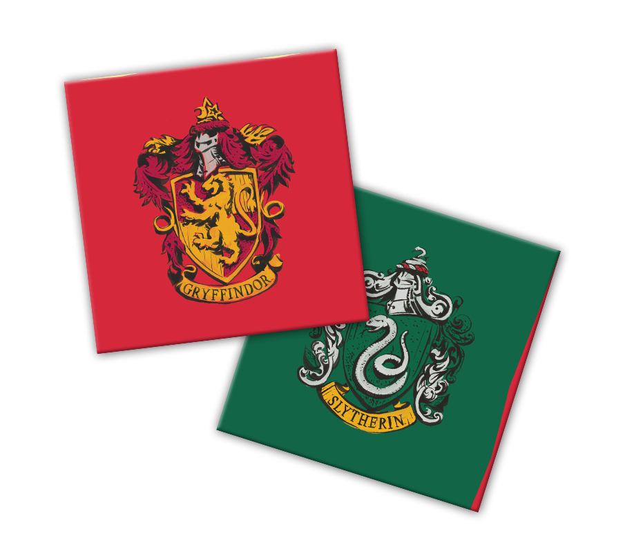 

Салфетки бумажные Harry Potter: Гербы (трехслойные желтые 33x33см, 20 шт)