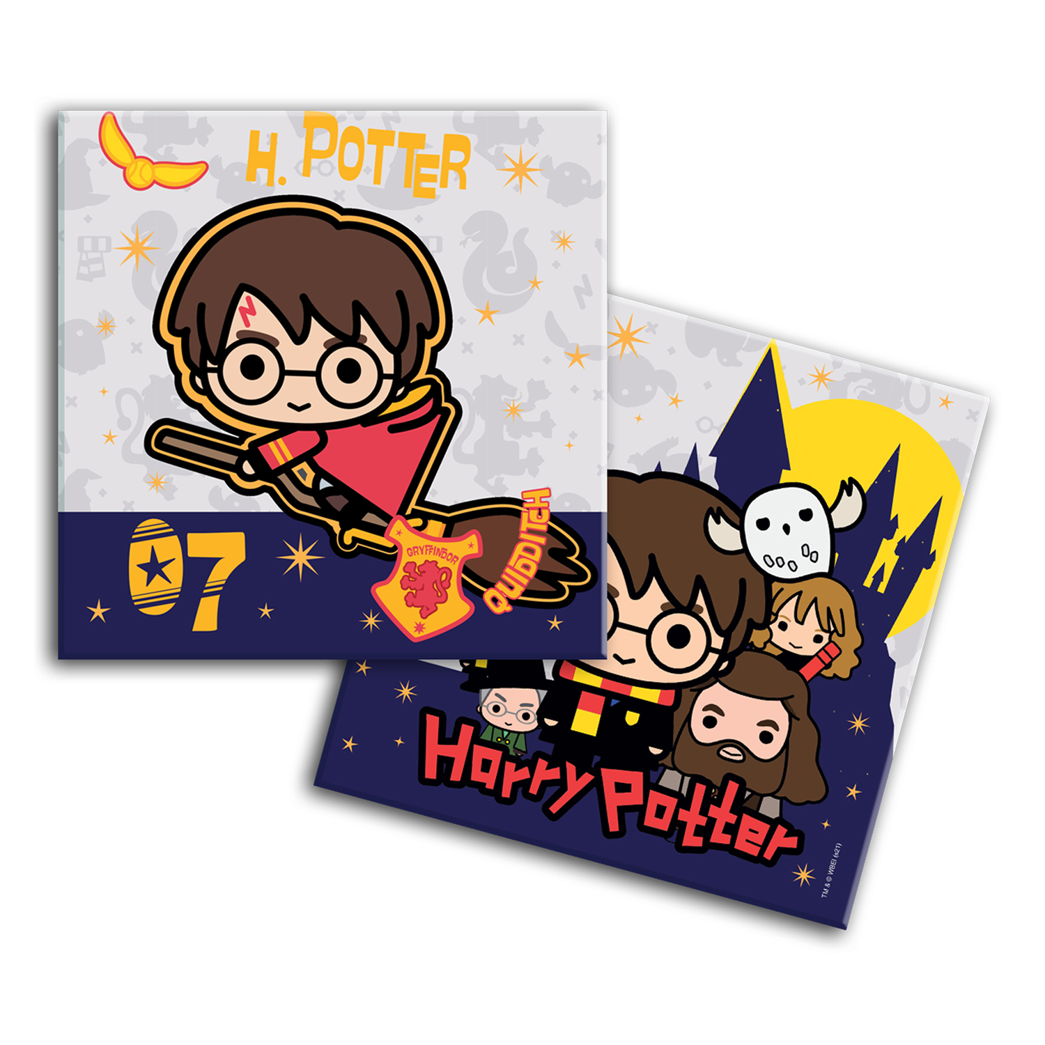 

Салфетки бумажные Harry Potter: Chibi (трехслойные желтые, 33x33 см, 20 шт)