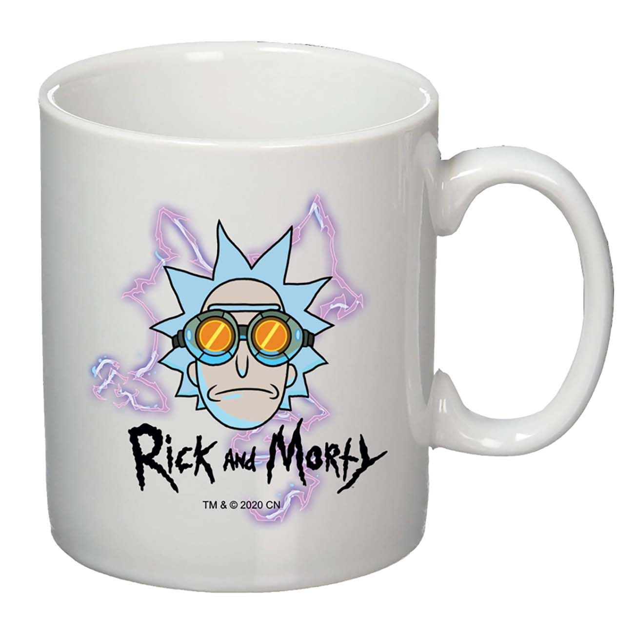 цена Кружка Rick And Morty: Рик в очках (фарфор) (330 мл.)