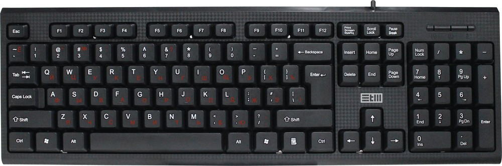 Клавиатура STM 201C проводная для PC (черный)(STM 201C)