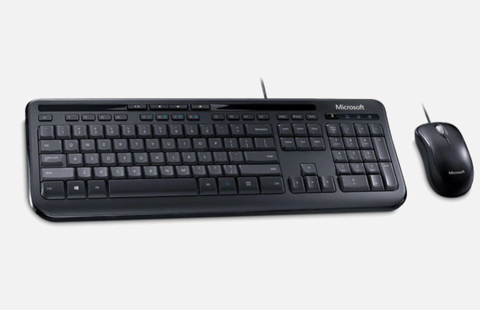 Комплект (клавиатура+мышь) Microsoft Wired Desktop 600 для PC от 1С Интерес