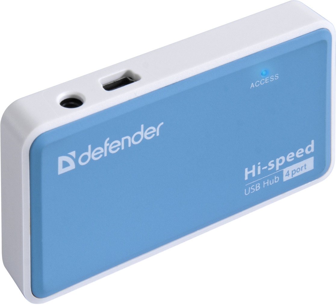 

Универсальный USB разветвитель Defender Quadro Power USB2.0, 4порта