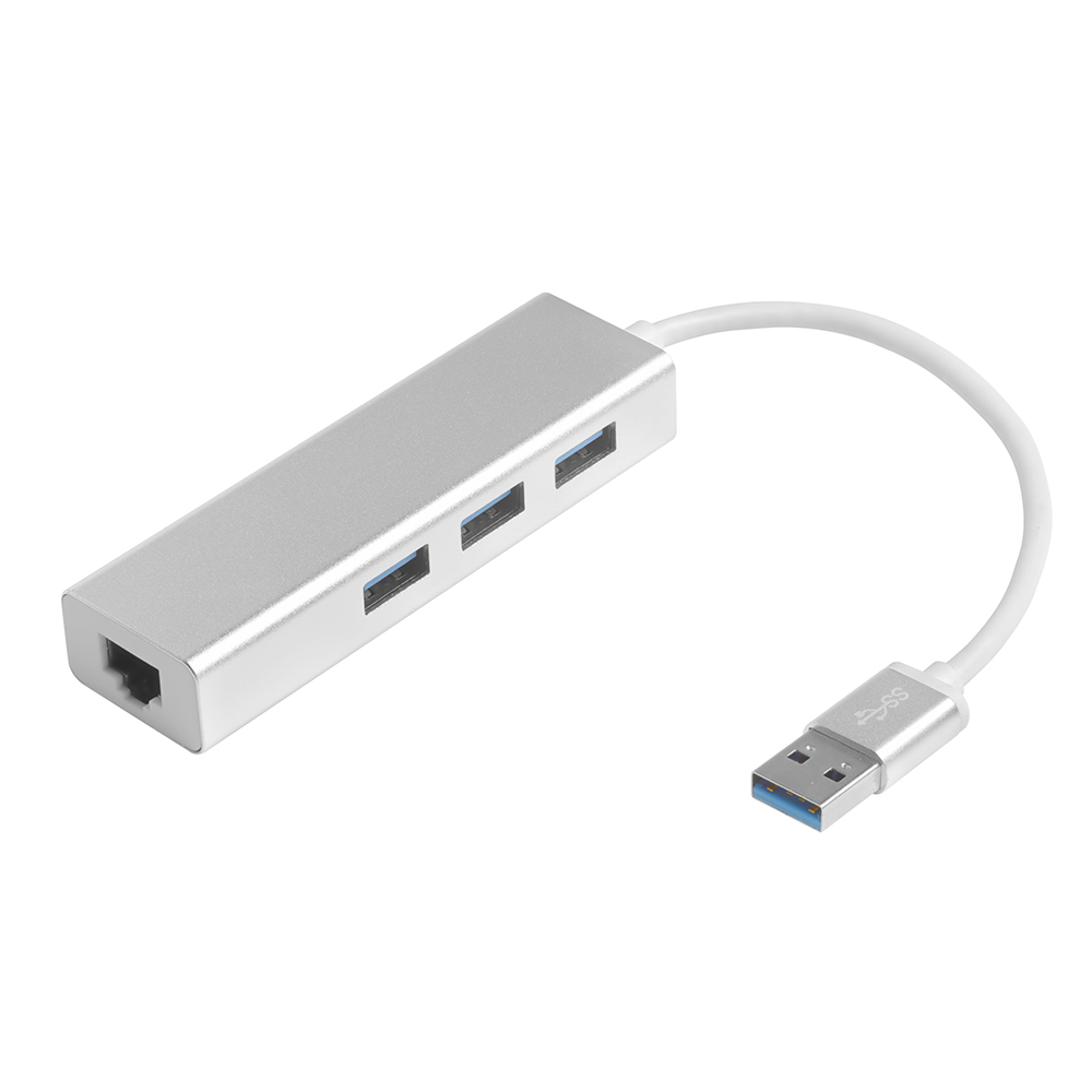 

Универсальный USB разветвитель Greenconnect USB 3.0 + 10/100Mbps Ethernet Network metall