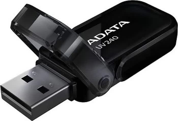 

USB-накопитель ADATA 64GB UV240 USB 2.0 Flash Drive Black