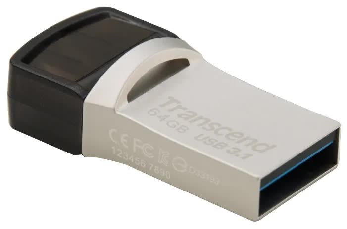 

Флеш-накопитель Transcend JetFlash 890 USB 3.1 OTG 64GB