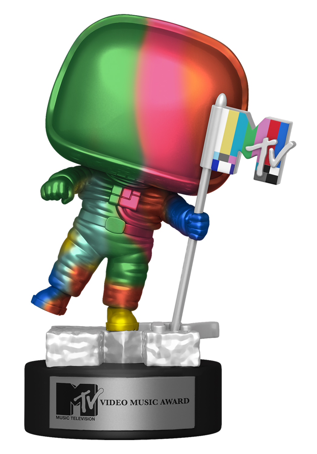 Фигурка Funko POP Icons: MTV – Moon Person Rainbow (9,5 см) от 1С Интерес