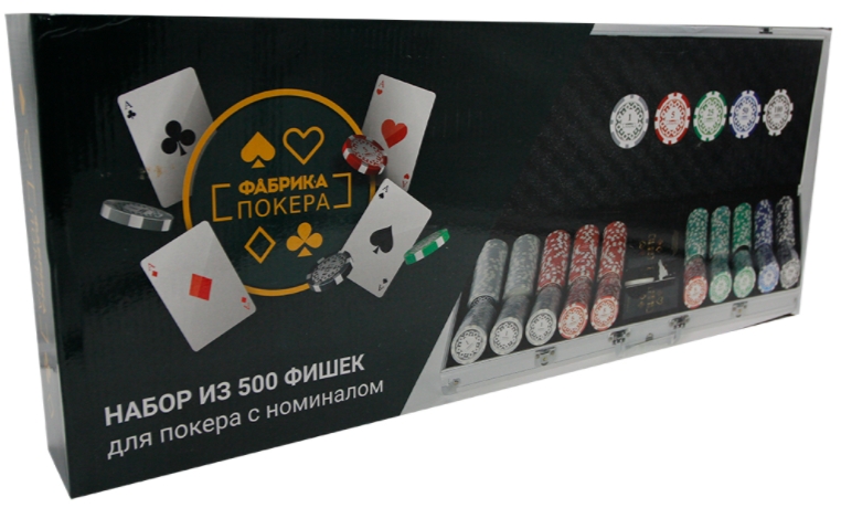 Фото - Набор для покера Фабрика покера в серебристом кейсе (500 фишек с номиналом) набор для покера фабрика покера в серебристом кейсе 500 фишек с номиналом