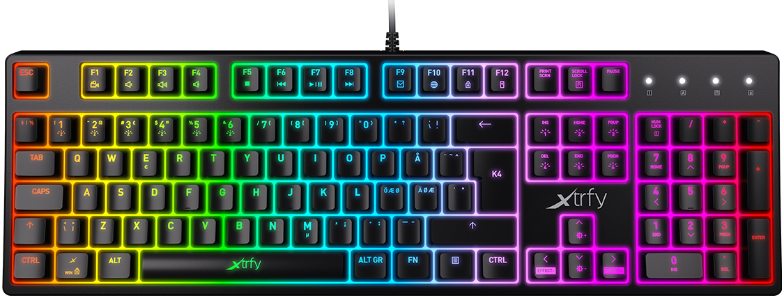 

Клавиатура Xtrfy K4 игровая для PC