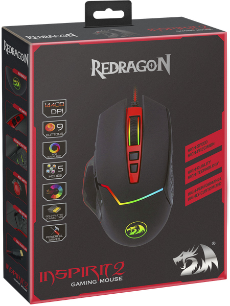 

Мышь Redragon Inspirit 2 проводная игровая для PC