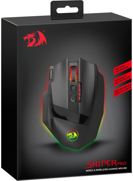 

Мышь Redragon Sniper PRO проводная игровая для PC