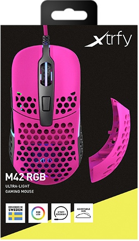 

Мышь Xtrfy M42 проводная игровая для PC (розовая)