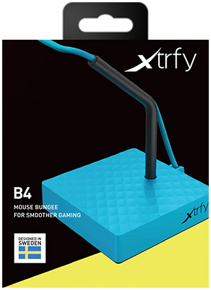 

Держатель провода мыши Xtrfy B4 (голубой)