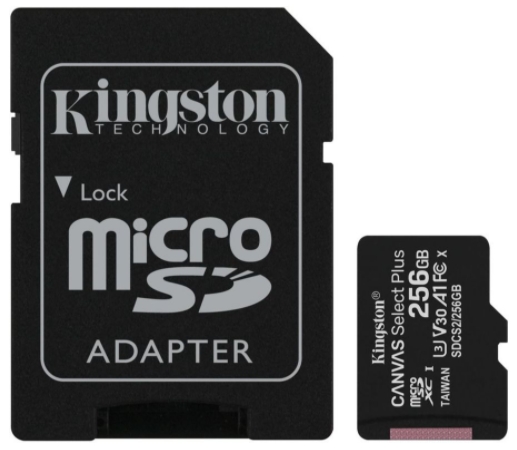 Карта памяти Kingston Canvas Select Plus microSDHC 256GB (SDCS2/256GB)