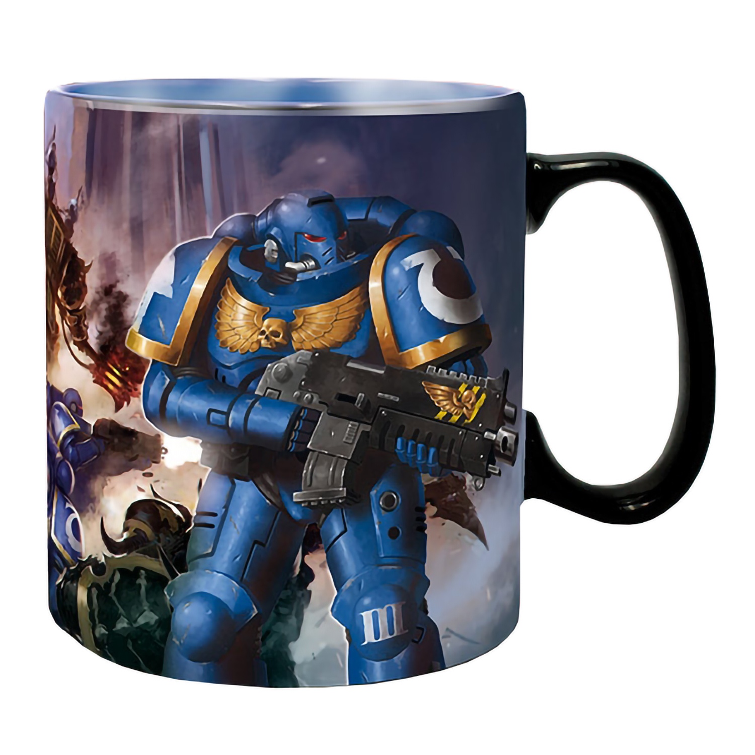 

Кружка Warhammer 40 000: Ultramarine & Black Legion Heat Change (460 мл)