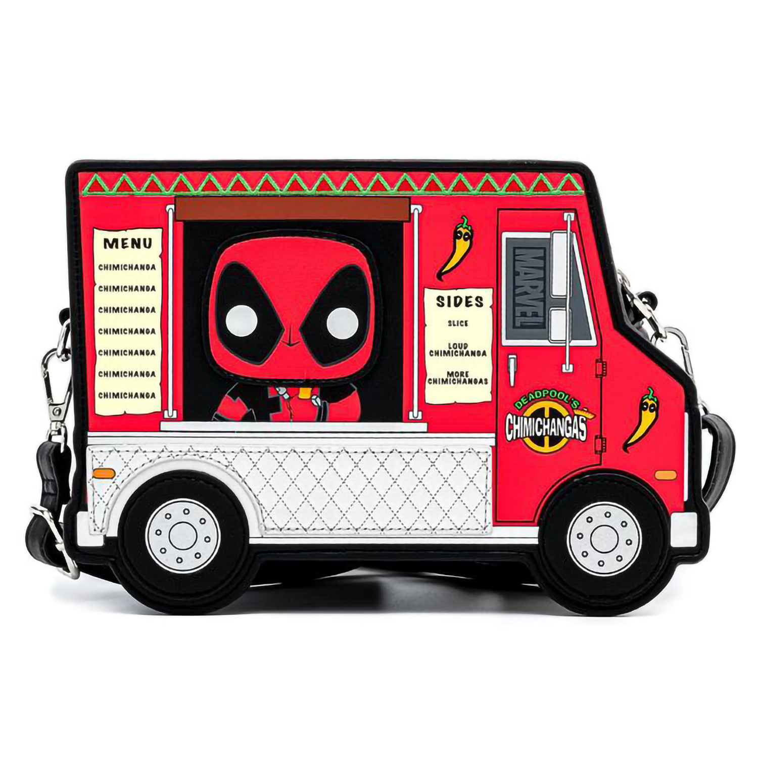 

Сумка Marvel Deadpool 30th Anniversary Chimichangas Food Truck Crossbody