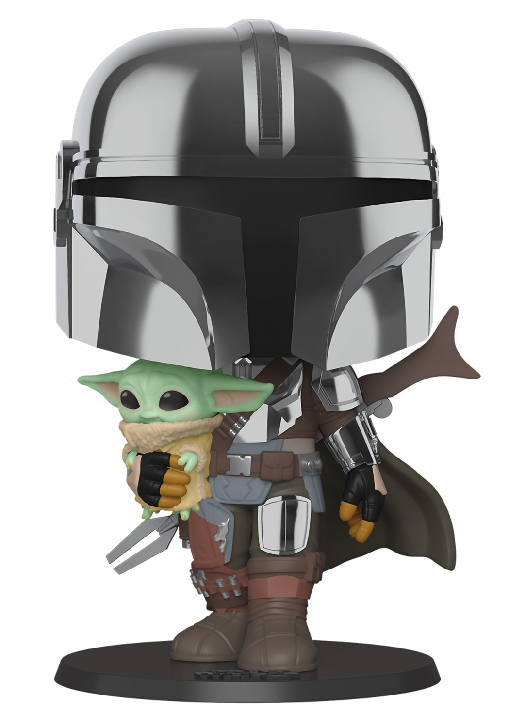 

Фигурка Funko POP: Star Wars Mandalorian – Mandalorian With The Child Bobble-Head (25 см)