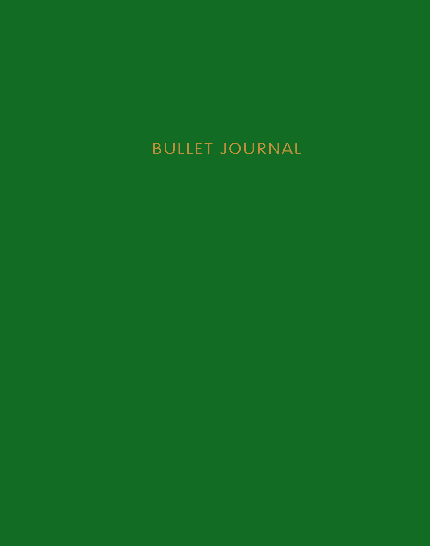 Блокнот Bullet Journal Изумрудный