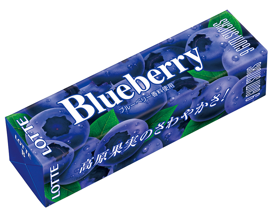 Жевательная резинка Lotte Blueberry со вкусом голубики от 1С Интерес