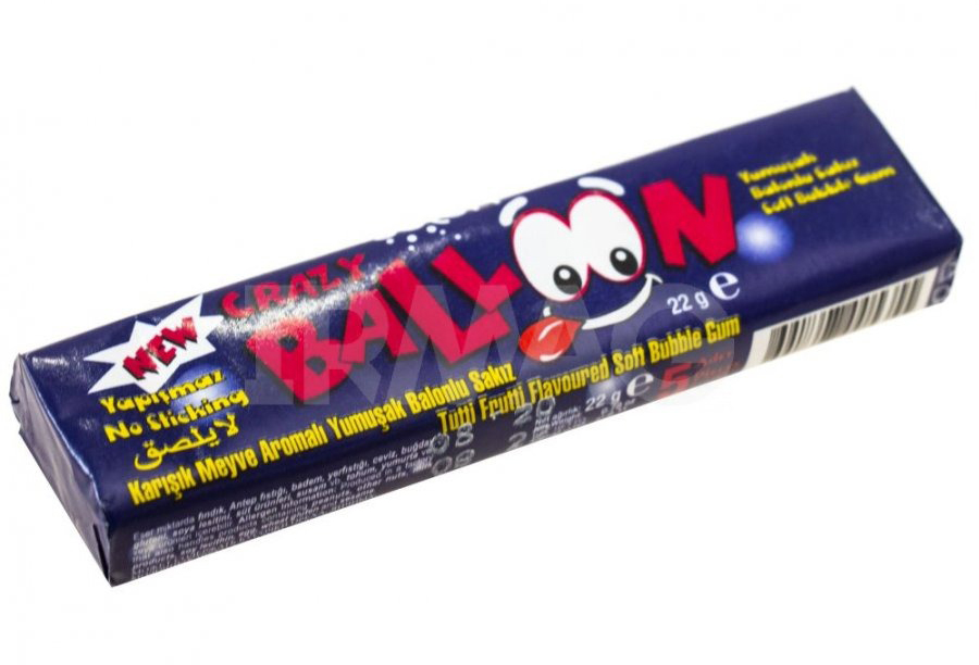 

Жевательная резинка Crazy Ballon со вкусом тутти-фрутти