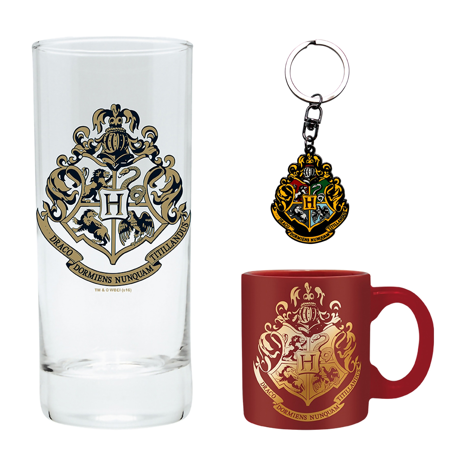 

Набор подарочный Harry Potter: Hogwarts (Стакан, чашка, брелок)