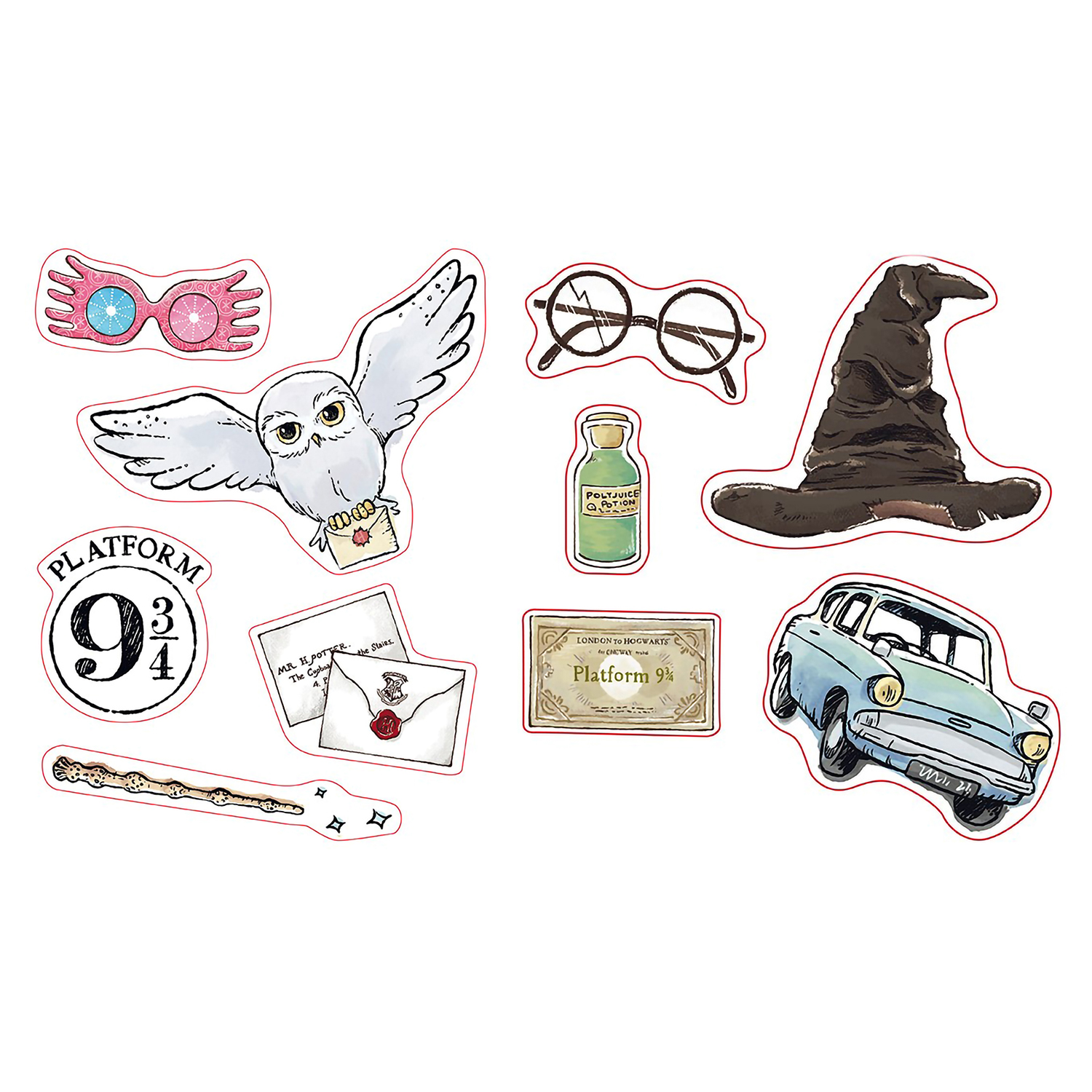 

Набор наклеек Harry Potter: Magical Objects 2